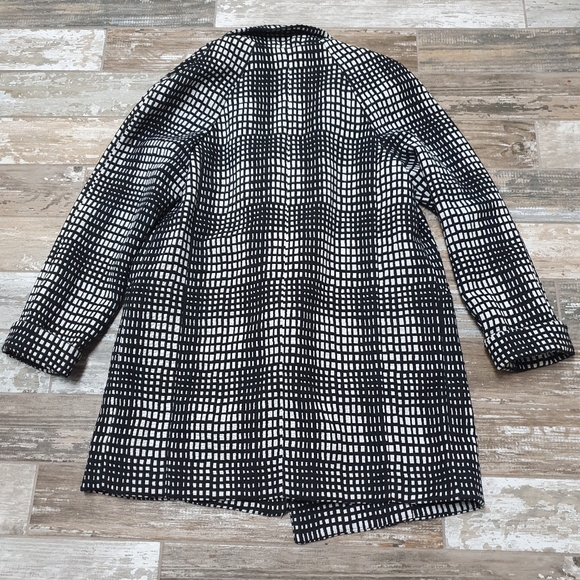French Conection black & white plaid Jacket - Picture 3 of 6